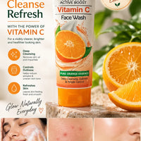 NaturalCos Vitamin C Face Wash with Pure Orange Essence
