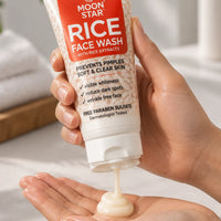 Moon Star Rice Face Wash with Rice Extracts – Soft & Clear Skin