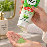 Golden Pearl Daily Herbal Face Wash with Aloe Vera & Green Tea