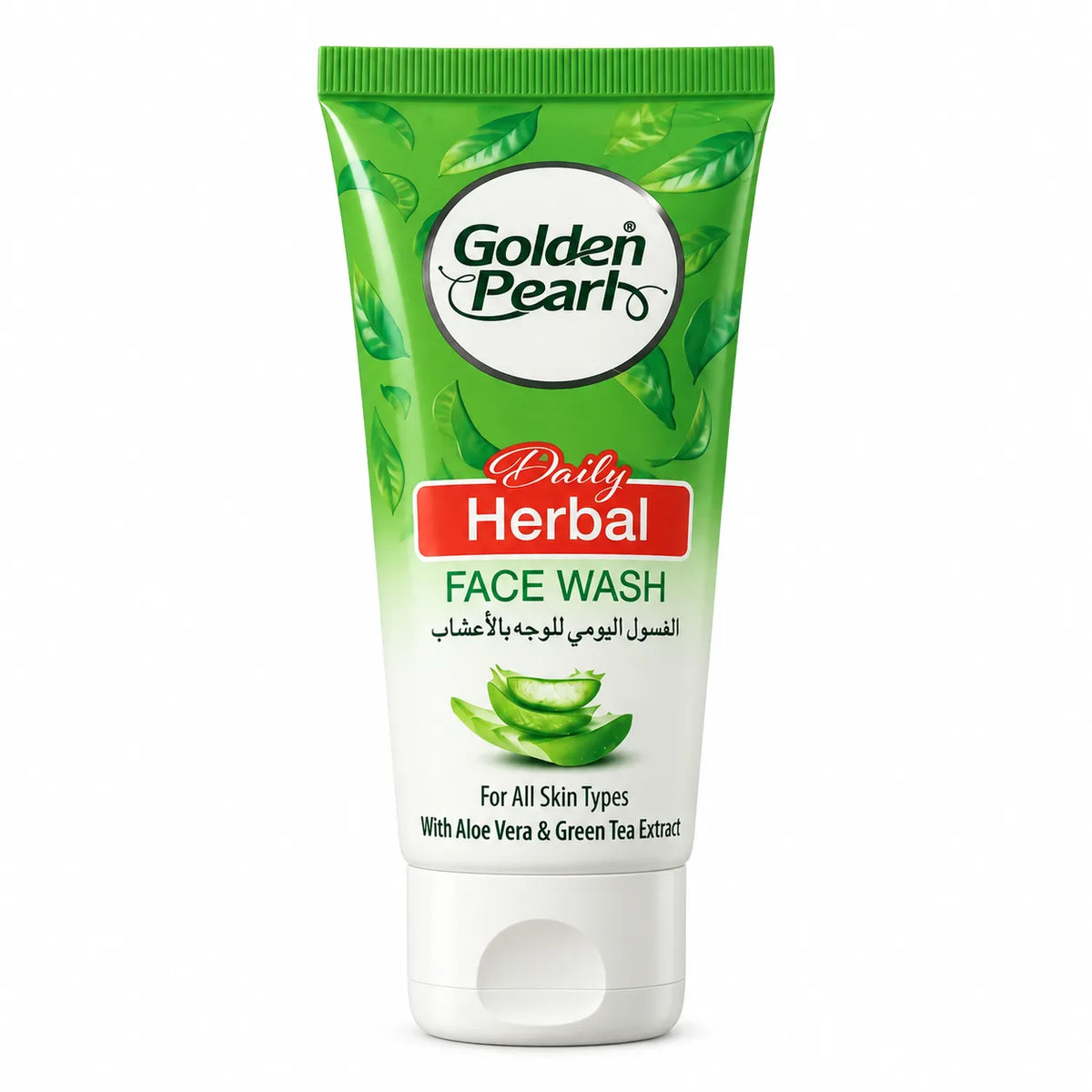 Golden Pearl Daily Herbal Face Wash with Aloe Vera & Green Tea