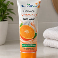 NaturalCos Vitamin C Face Wash with Pure Orange Essence