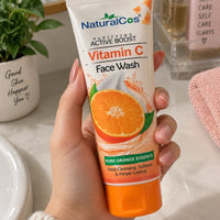 NaturalCos Vitamin C Face Wash with Pure Orange Essence